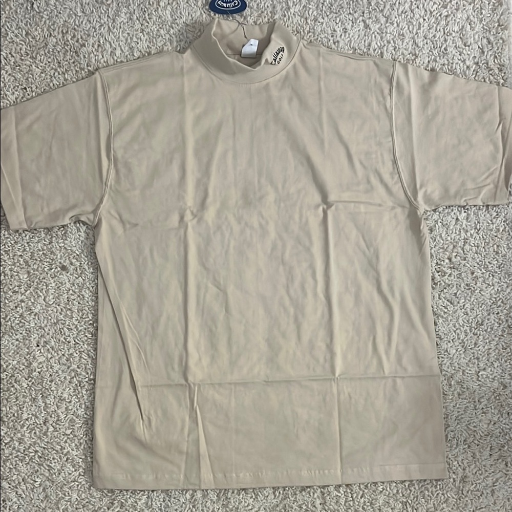 Callaway golf Cream Short Sleeve Tee